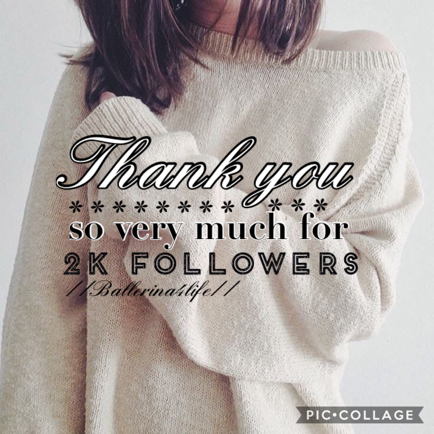 {11/25/18} Thank you all very much for helping me reach 2,000! It feels like just yesterday I posted my 1K collage🤣I can’t tell you all how much I appreciate each and everyone of you and how much happiness my PC friends bring to my everyday life. Thanks! 