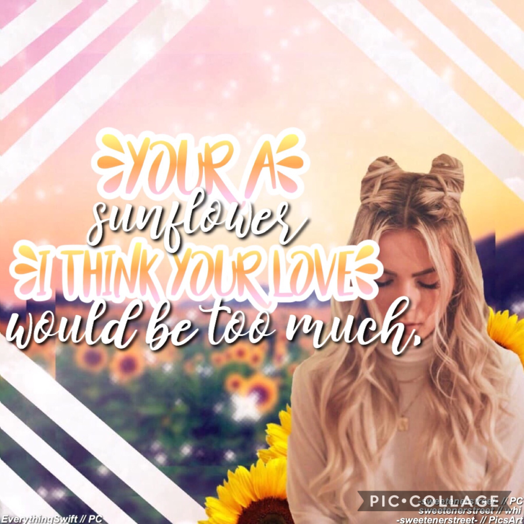 Collab with the awesomely, talented...🥁🥁🥁
EverythingSwift ! 💛💛💛🤩🤩🤩
I absolutely love this song! ☀️☀️🌻🌻