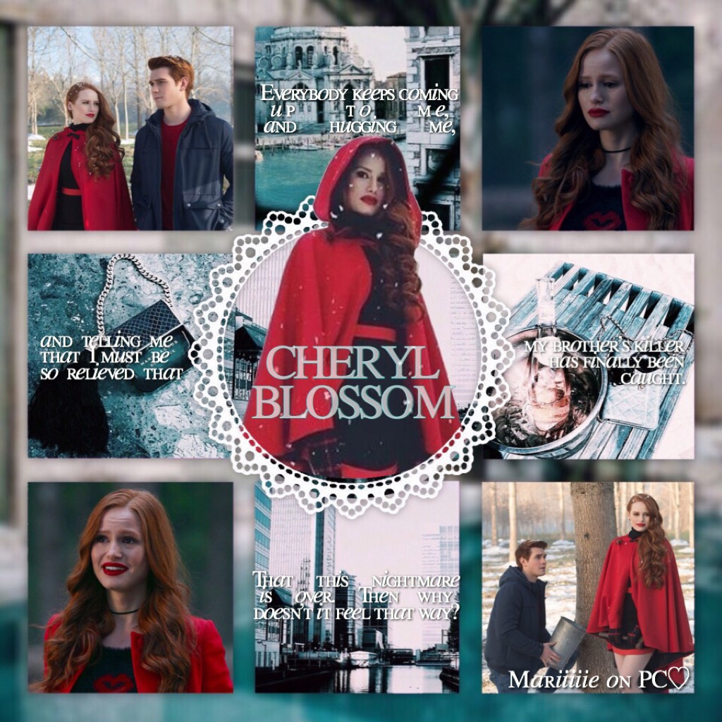 ❤️- T A P -❤️

Cheryl Blossom edit💋hope you will like this guys!😘

This is an entry to hermionejeaneverdeen’s games!✨

QOTD - Do you like Cheryl?

AOTD - Yesssss😄

What about you?🙂

👠