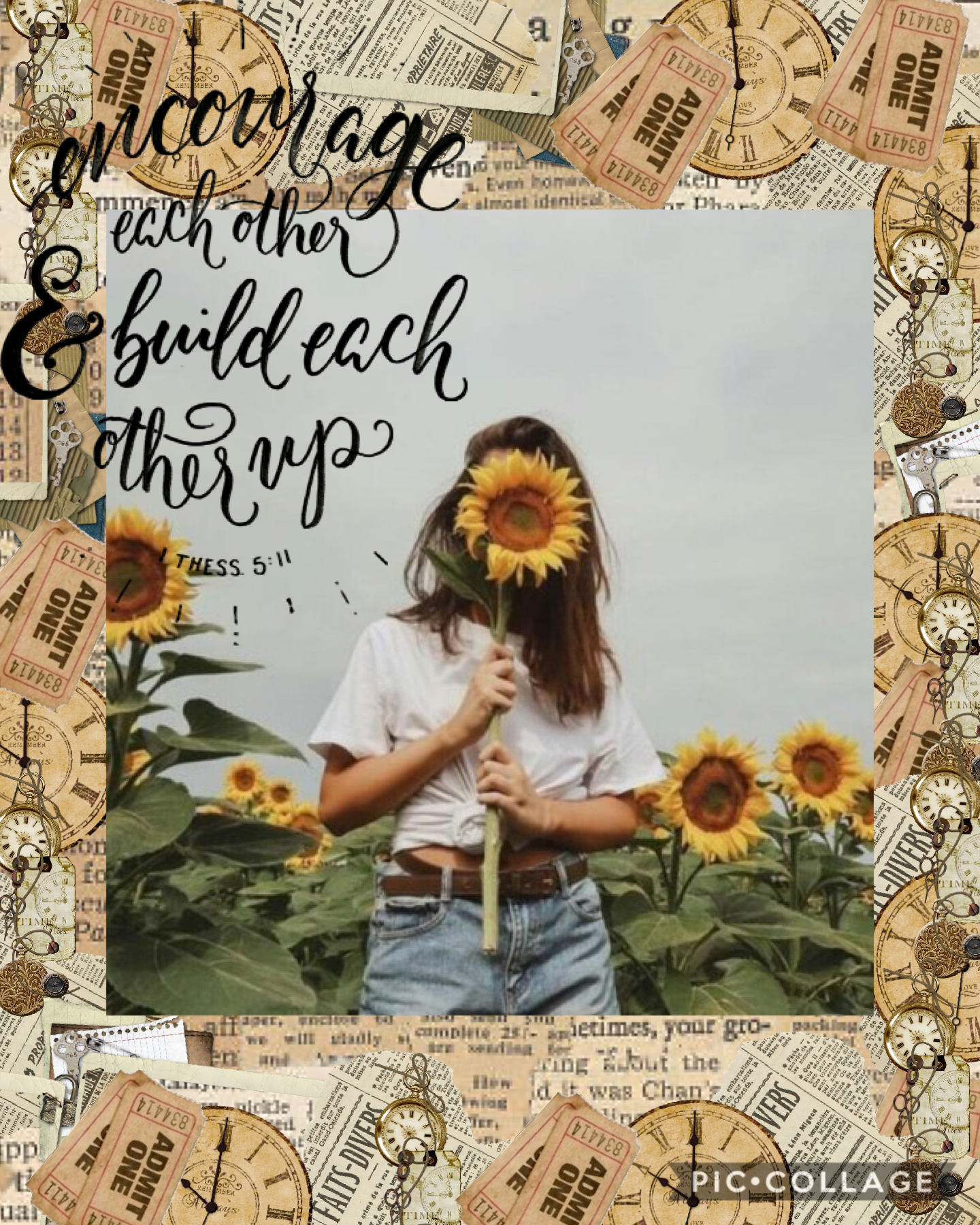 Hey guys I attempted to make a vintage themed collage but ended up being a mix of two styles comment if you like it 
