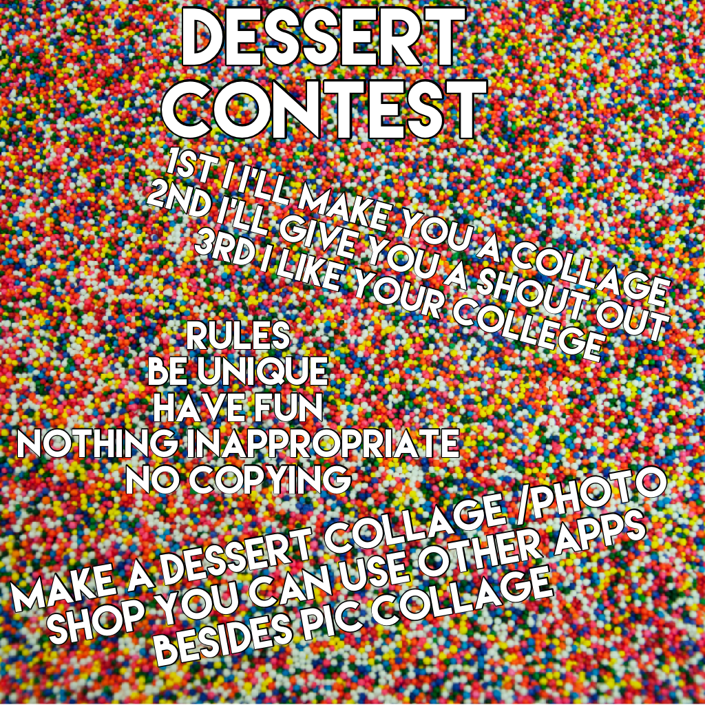 Dessert contest