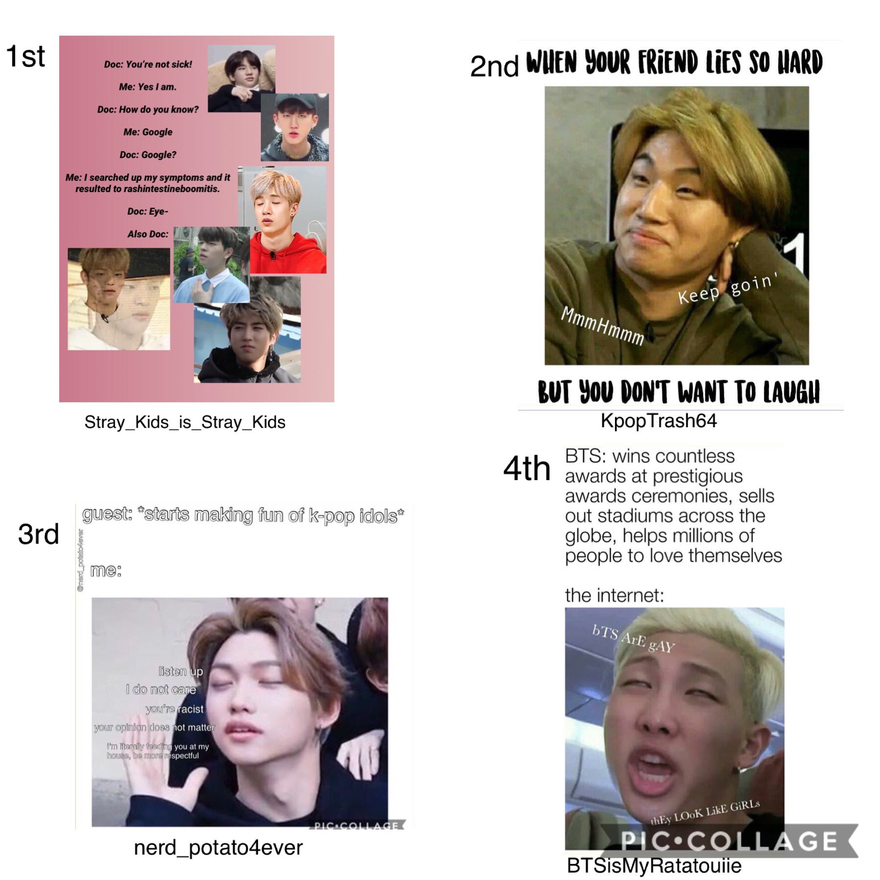 My meme contest results. You probably all forgot abt it lol. Remember to pick your prizes on the contest post which is far back in my account. Congrats to everyone who entered!❤️👏