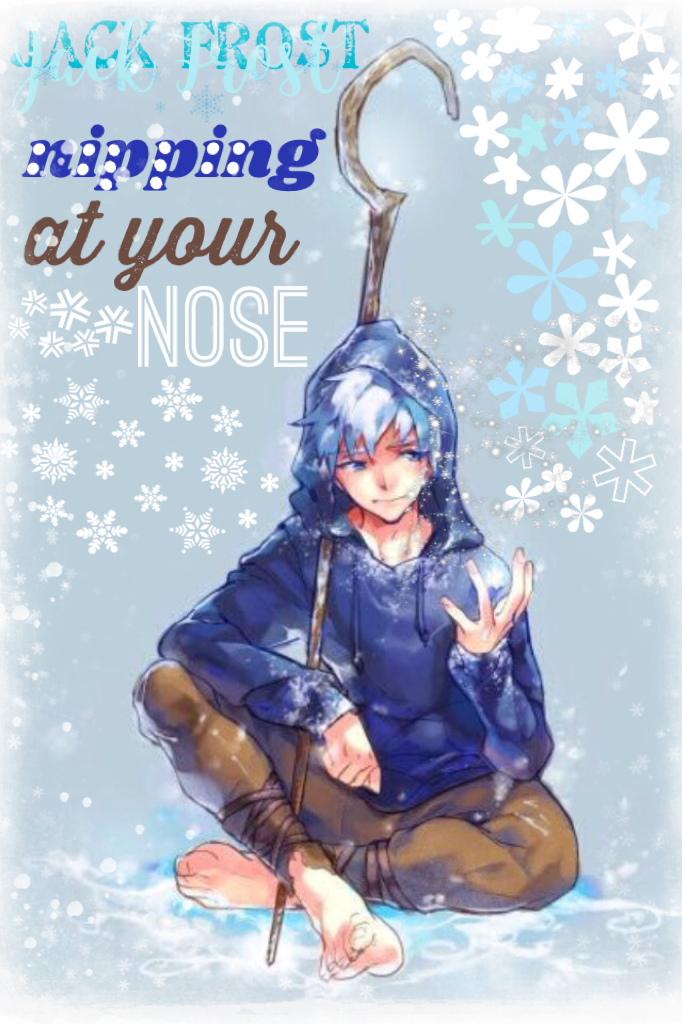 ❄️I had a lot of fun making this, I love the snowflakes😋I also love Jack Frost😂There's gonna be a winter concert for orchestra the next two nights, wish me luck☘🎻❄️