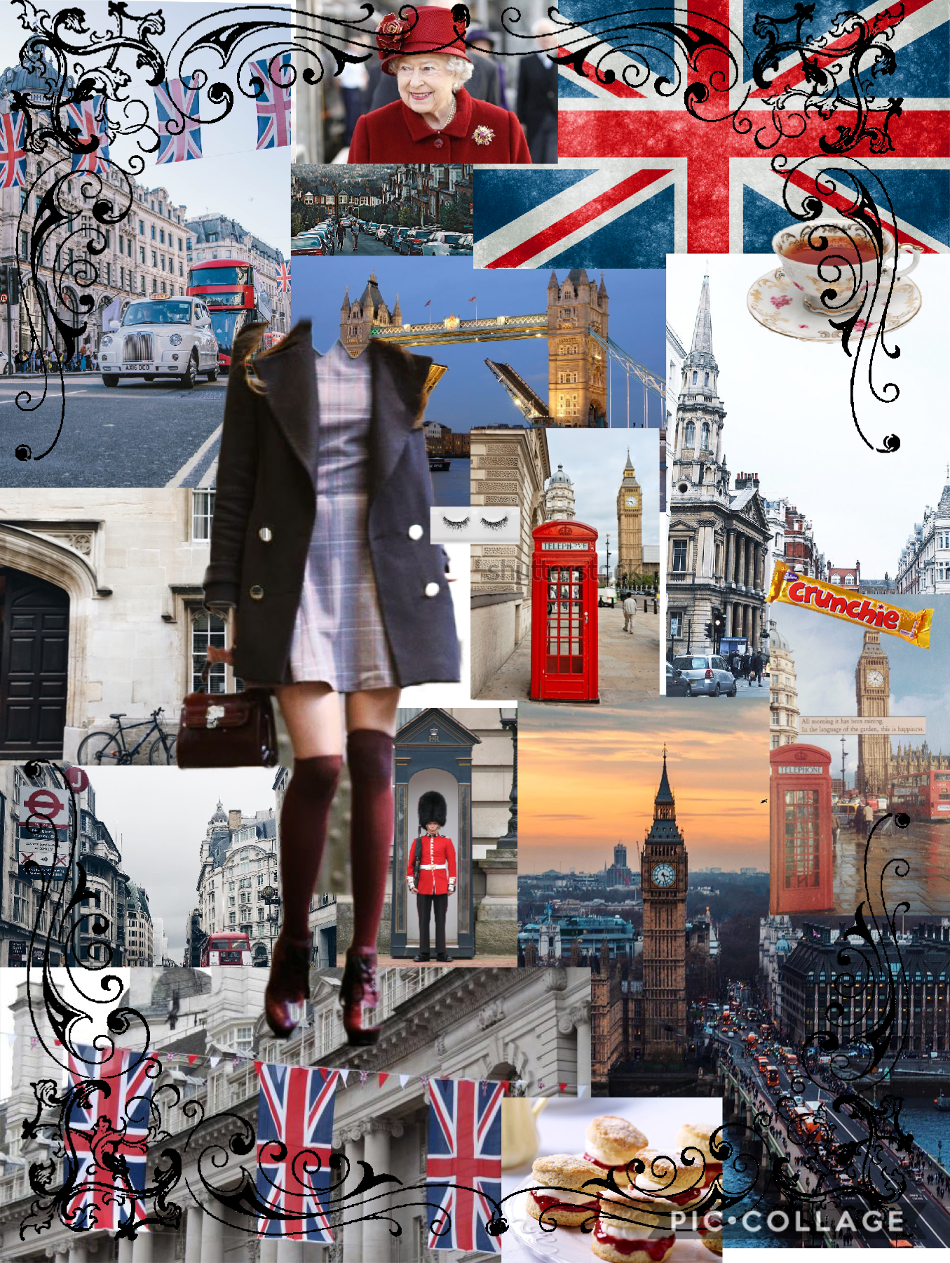 England themed 🇬🇧

 #Style #England #greatbritain #castles #Collage #PicCollage
#like #followforfollow #chic #city #wander #travel #fancy