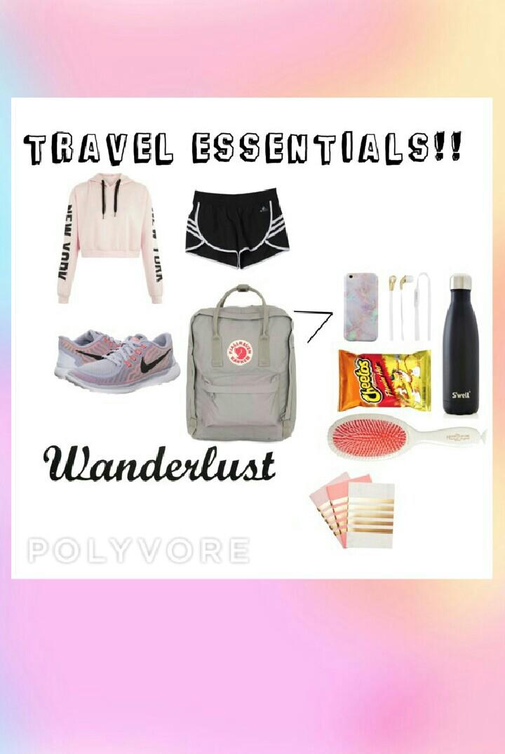 Hey guys! So today I am showing you all my travel essentials!!