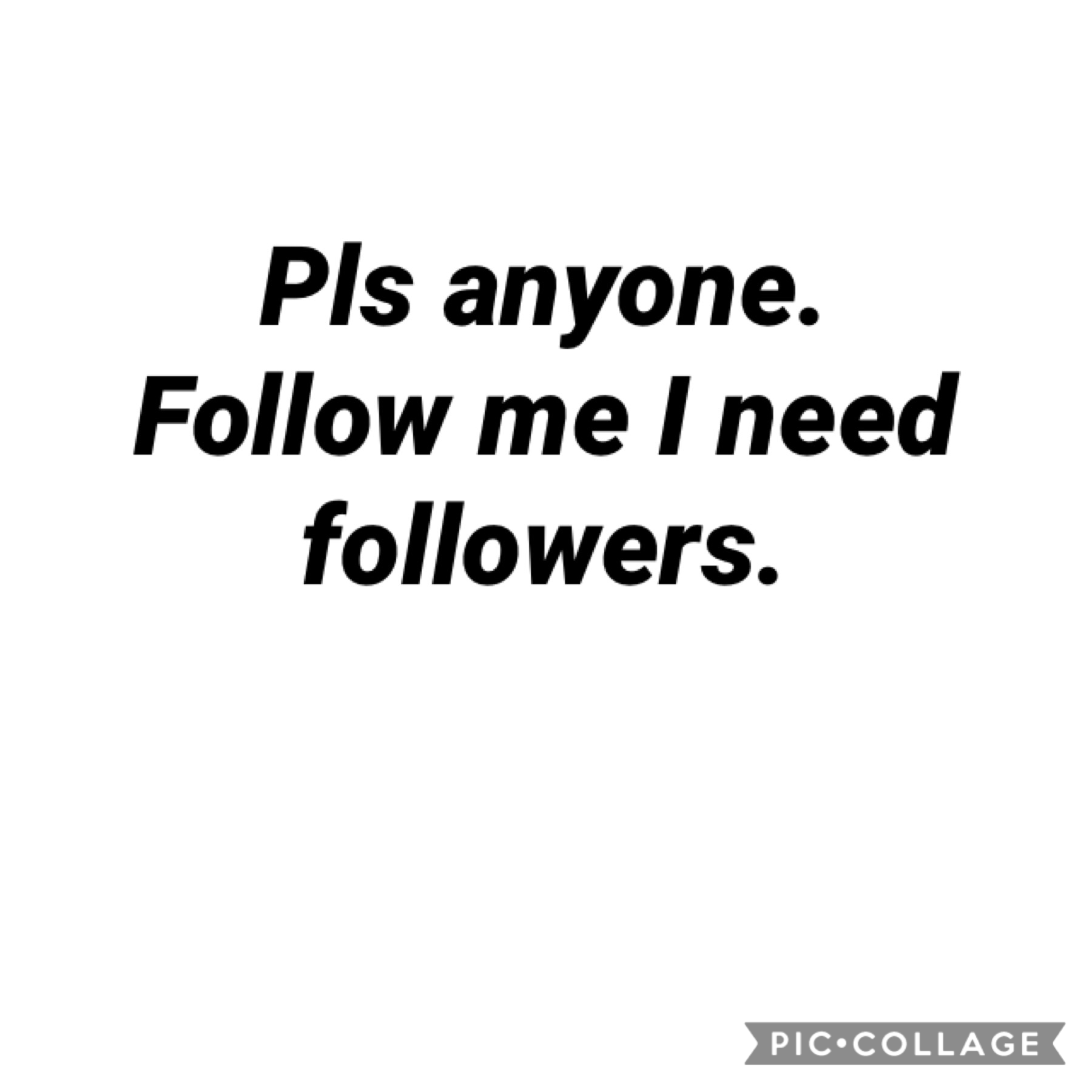 Just follow me pls