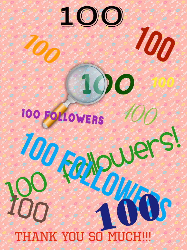 100 followers Piccollage!