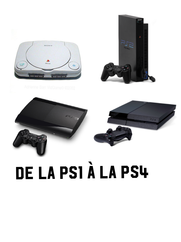 De la PS1 à la PS4