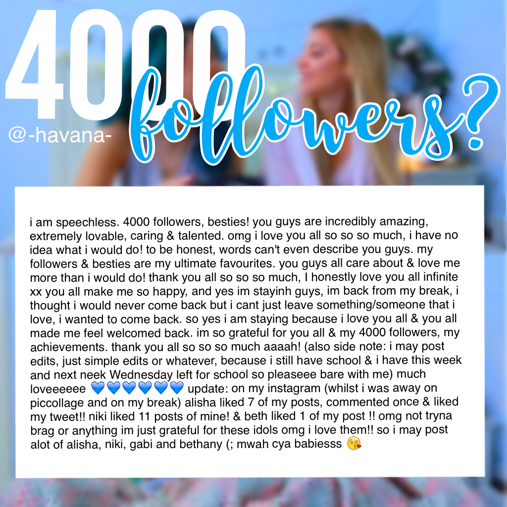 click here lovelies!! 
4000 FOLLOWERS?! unbelievable, i literally love you all. 💙