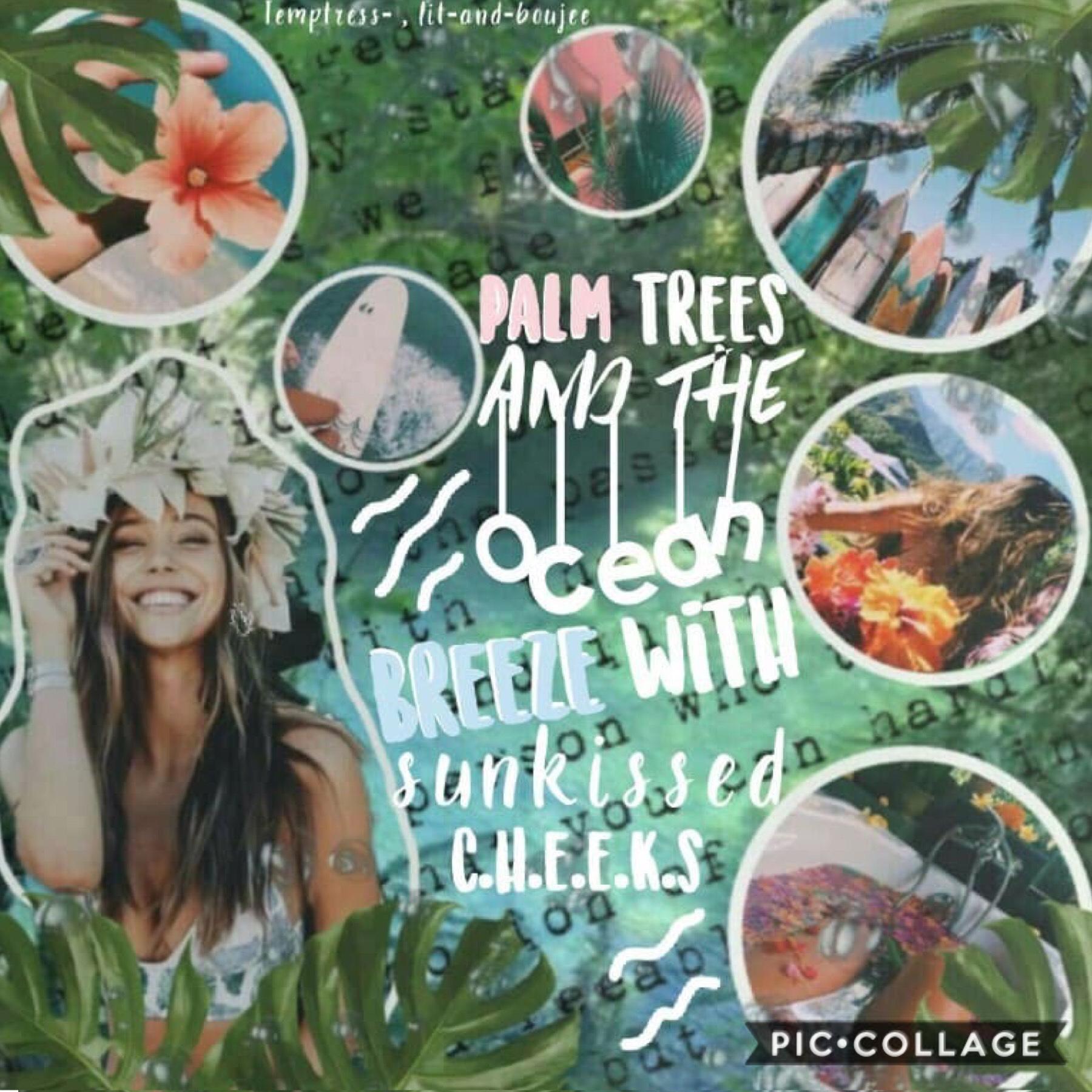 🌴💕Collab with Temptress- , she’s just amazing!😊Go follow her, her collages are beautiful!!!!!!Thanks for collabing with me! ILY!❤️