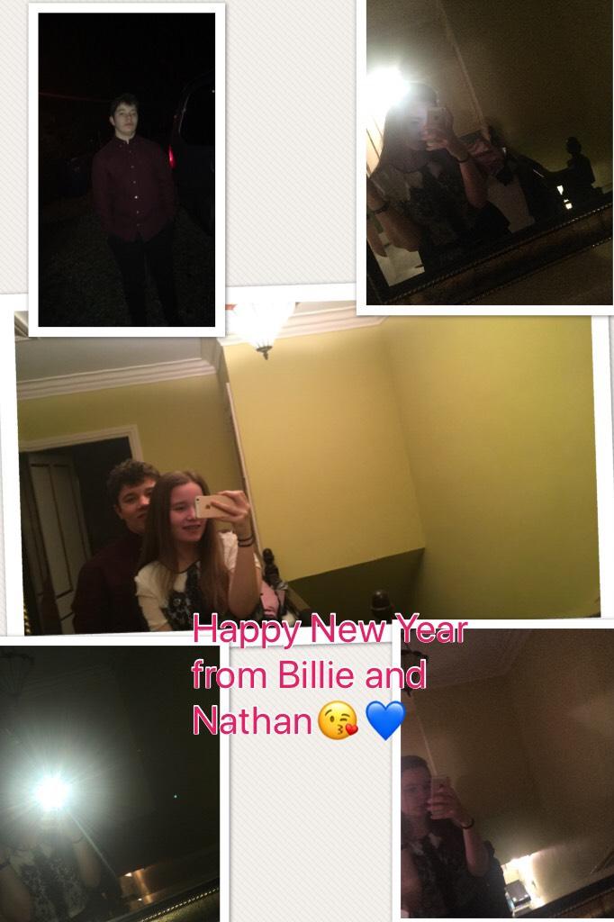Happy New Year from Billie and Nathan😘💙