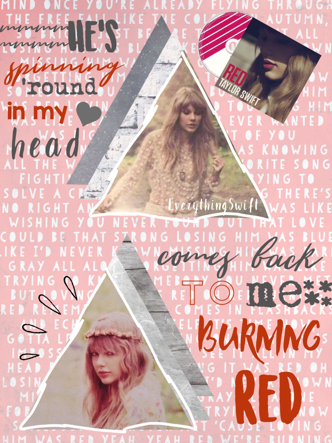 I know most of my recent collages are about Red but LYRICAL MASTERPIECE! Tap!💕
QOTD: What is your fav part about December?
AOTD: TAYLOR'S B-DAY 🎉 AND CHRISTMAS🎄 AND SNOW ❄️!!!!!!