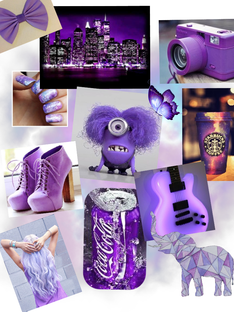 If you like the color purple then you will love this pic collage! 💜 Am I right?