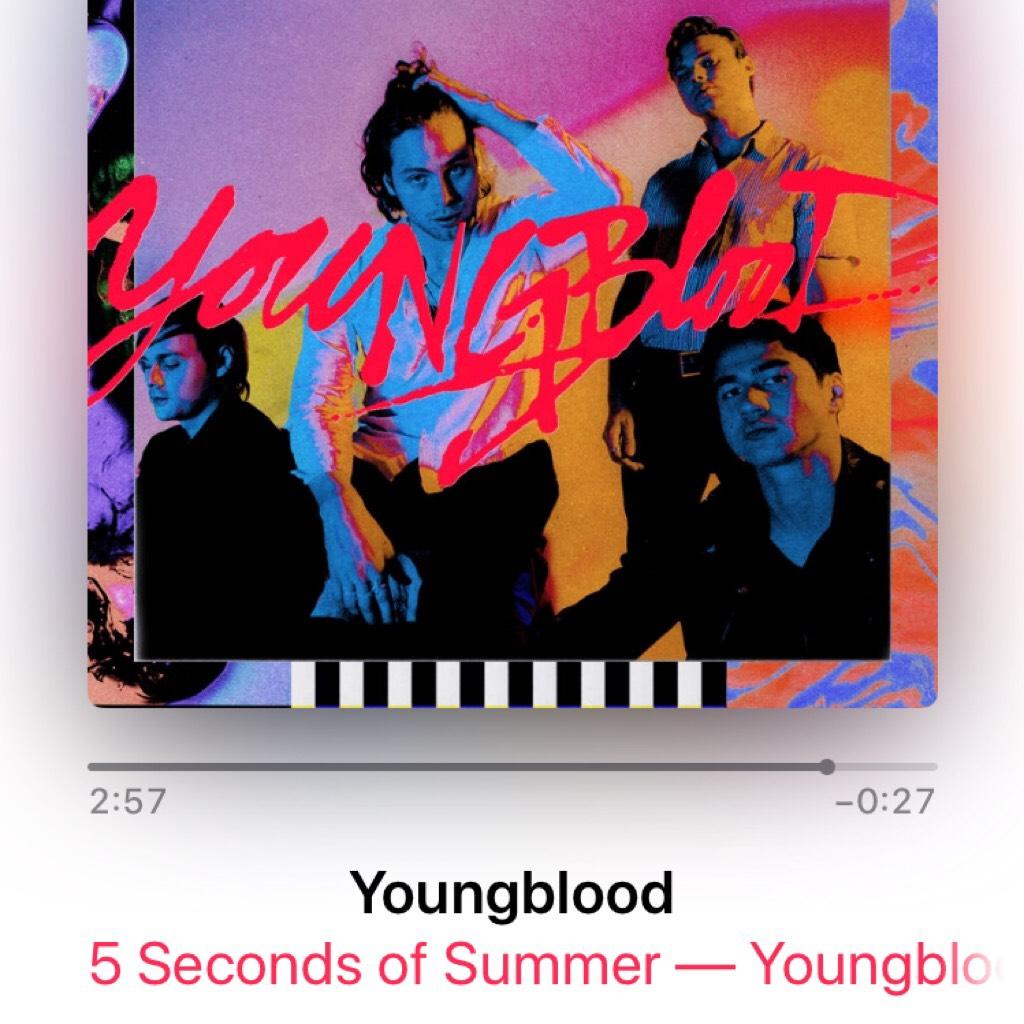 never thought I’d be listening to 5 seconds of summer in 2018 but here we are and I’m not mad 