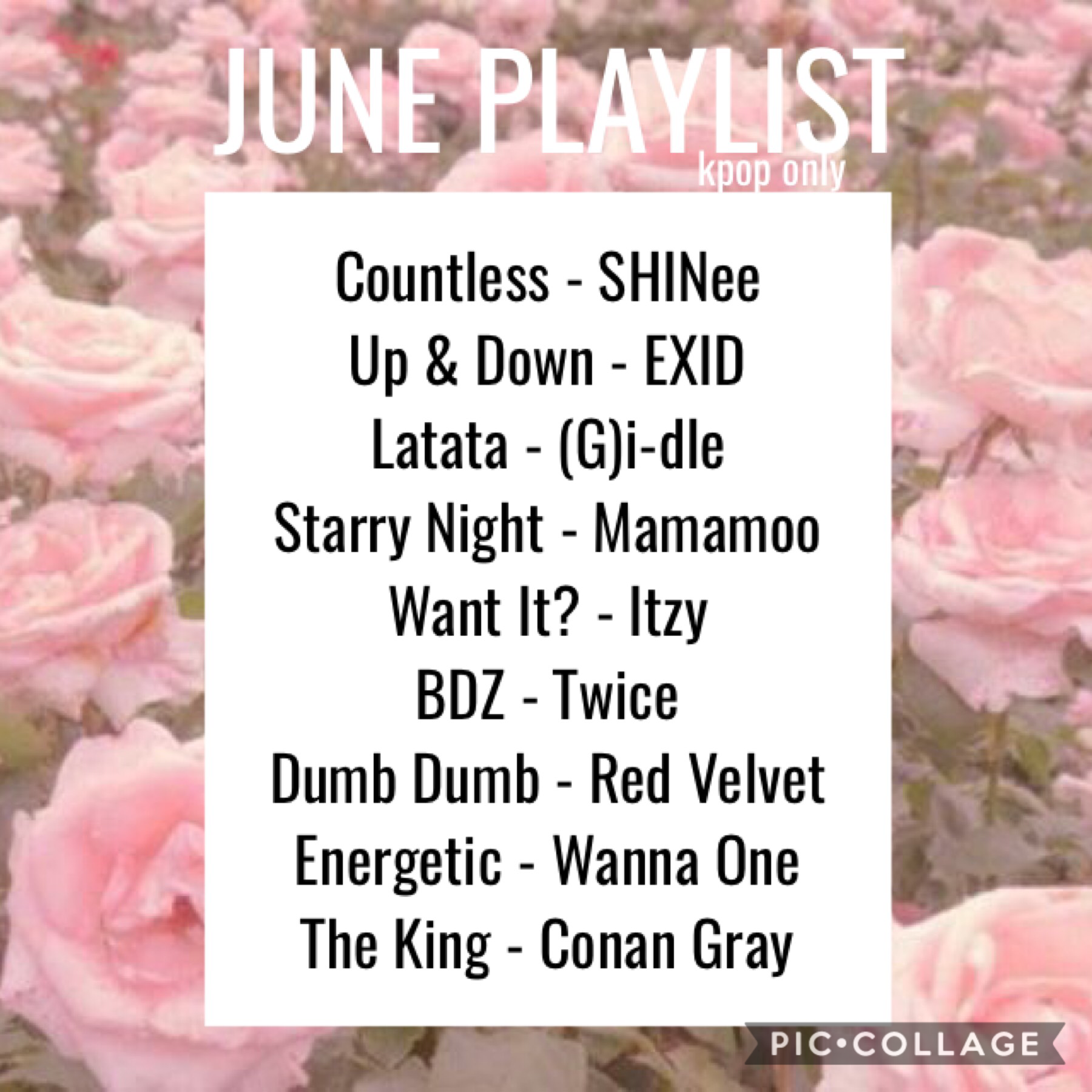 I’ve never posted a playlist, but I decided to post one 🤗