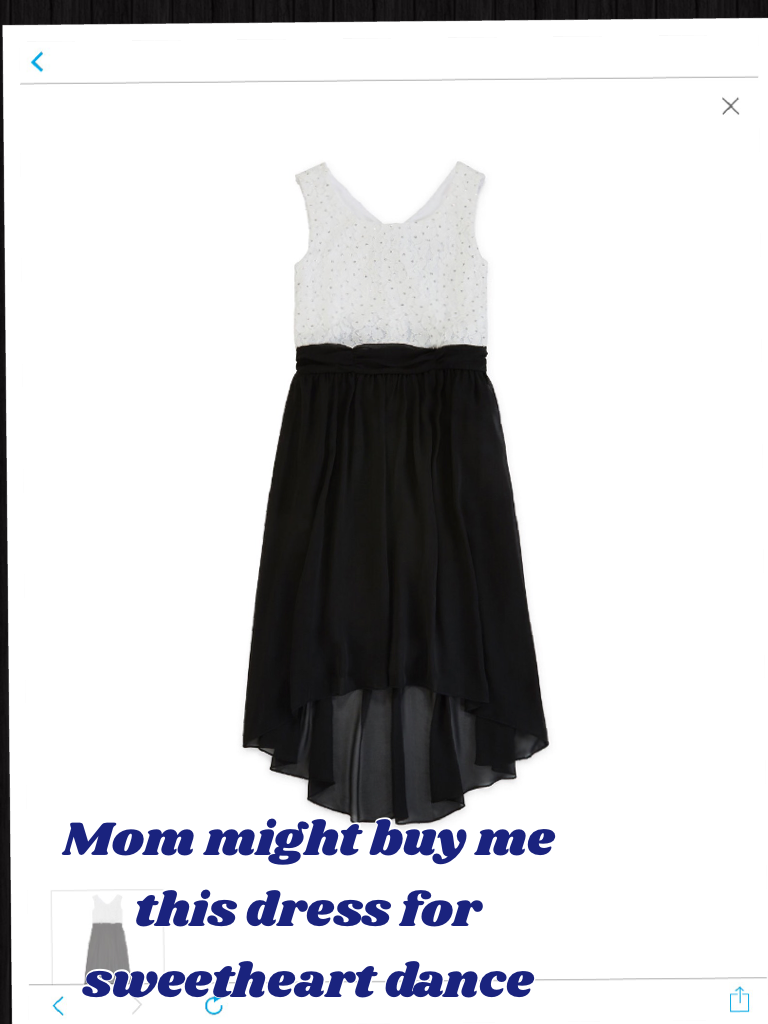 Mom might buy me this dress for sweetheart dance