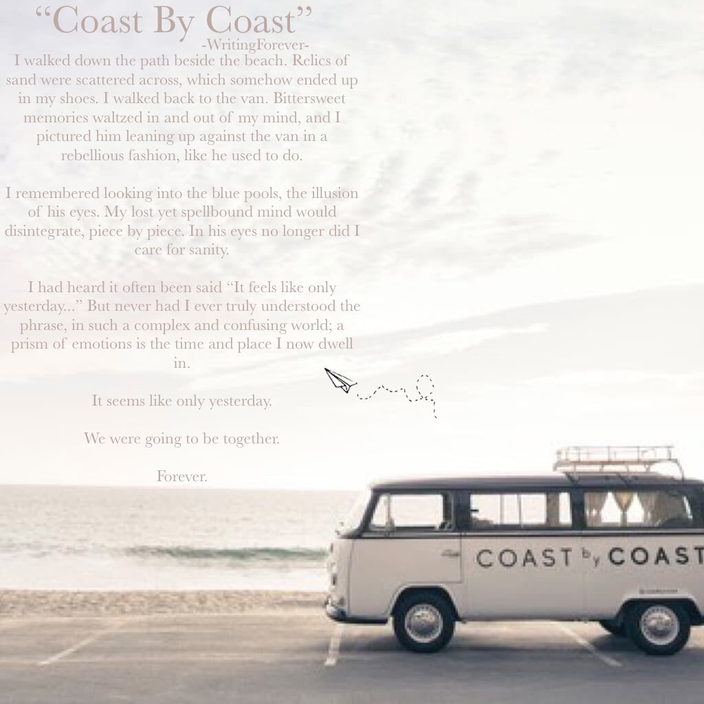 I called it Coast by Coast because that's what it says on the van😂. Sorry for not posting – in my defense my interenet has been acting up! Will post more today :D