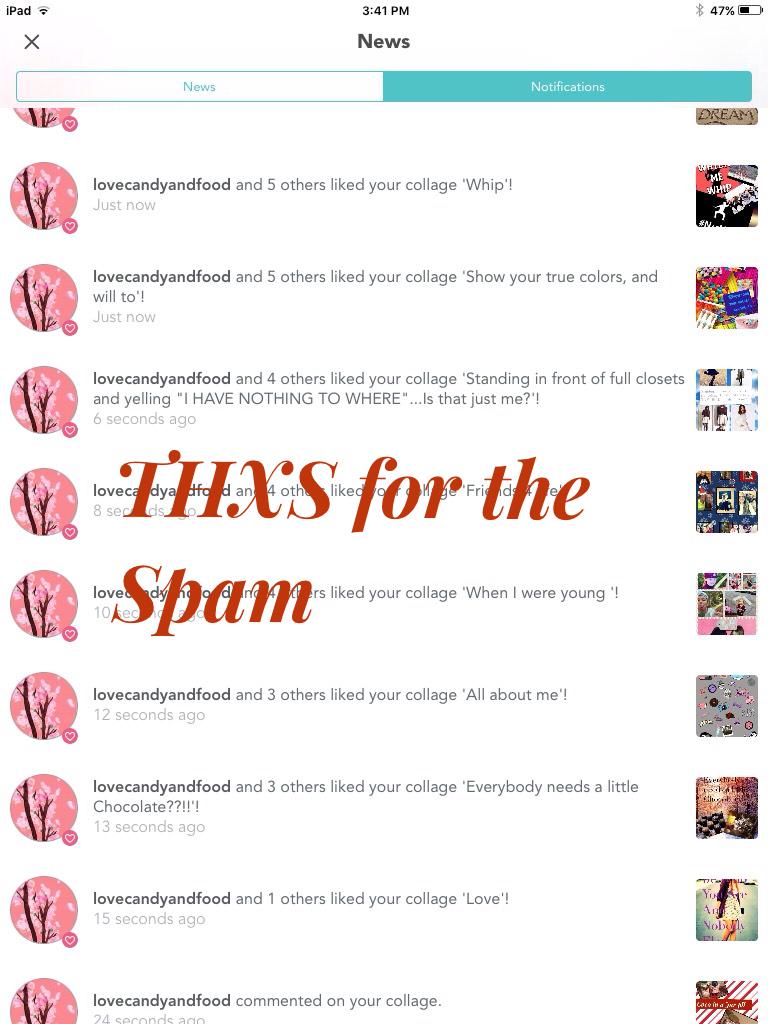 THXS for the Spam