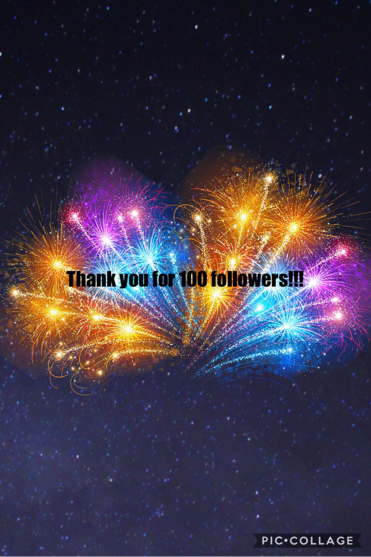 ❤️❤️❤️

Thank you guys sooo much for 100 followers!!!