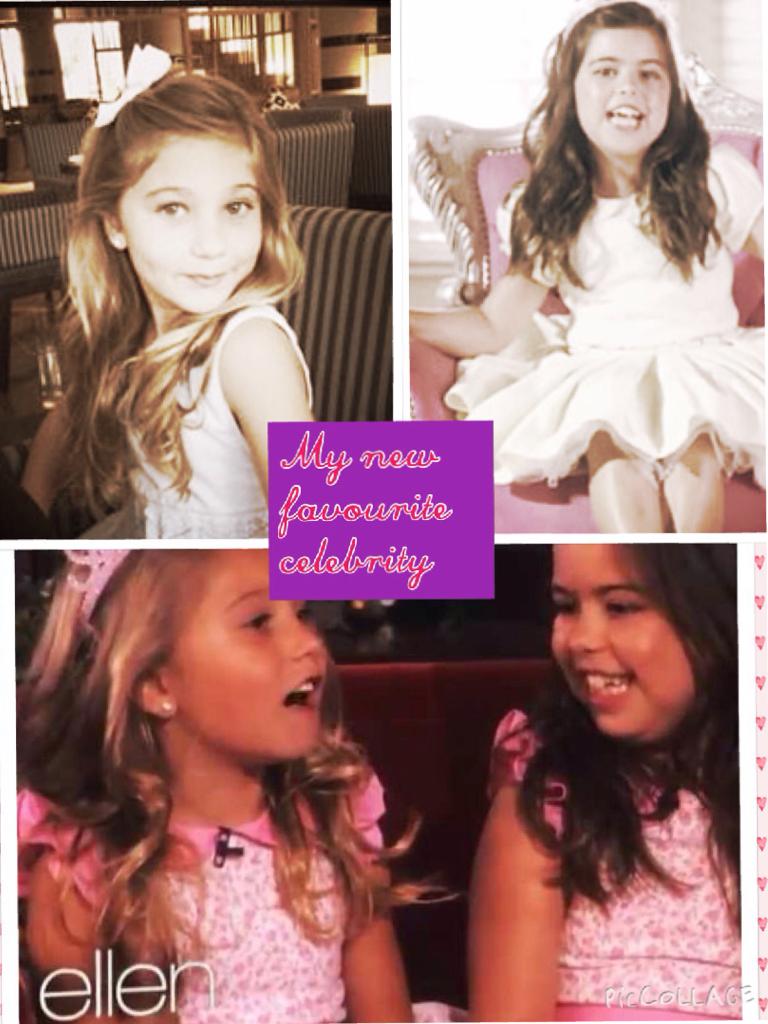 My new favourite celebritys Sophia Grace and Rosie
