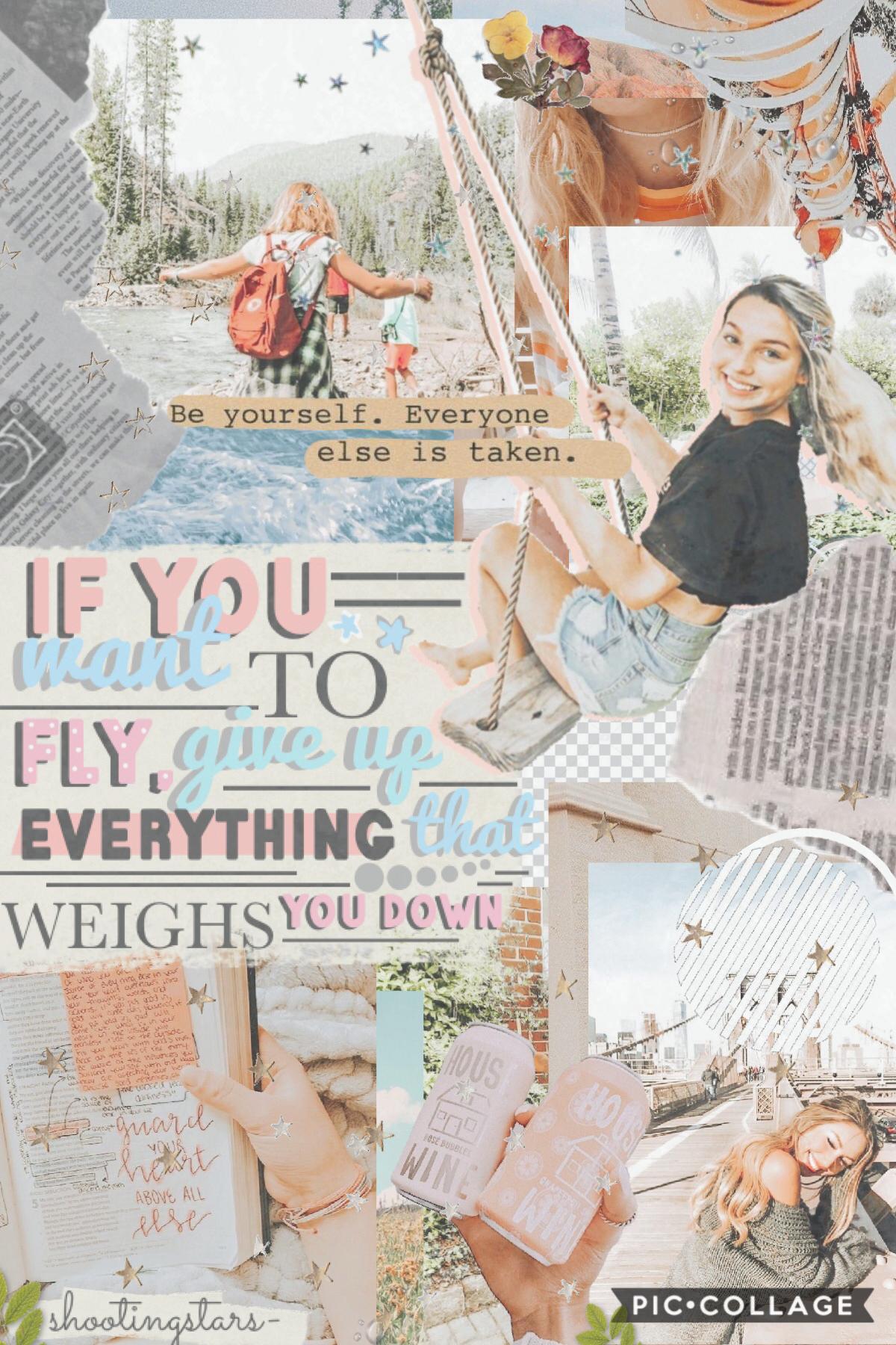 first collage in a while 💗🌸 i’m trying to make a travel bucket list, so does anyone have any country suggestions? 🦋🌊☁️ i’m thinking about either italy or australia 🌻💫🌙 how is everyone doing? 🌺🍓🌿