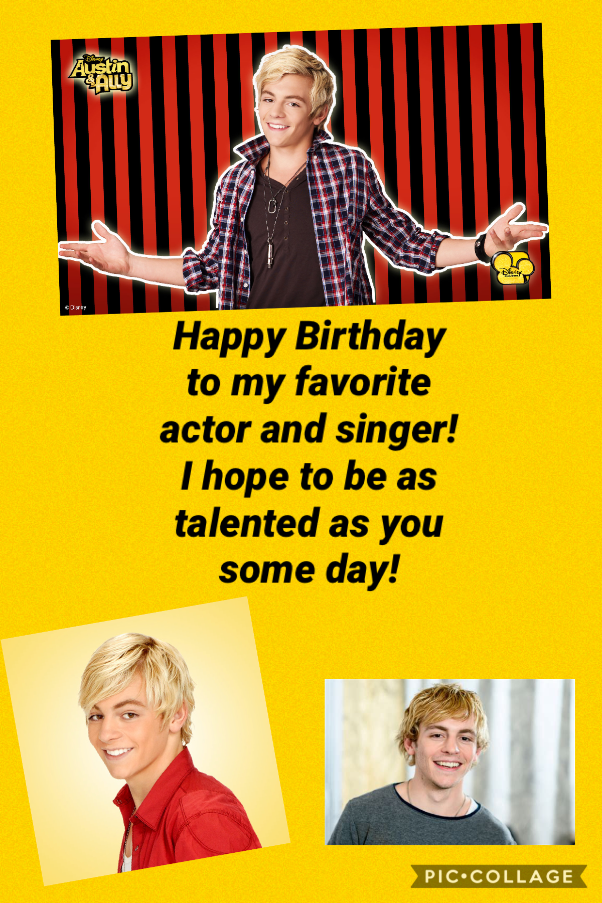 Ross Lynch has inspired me to want to do a lot of good things in life. I just wanted to wish him a happy 25 birthday!!! 