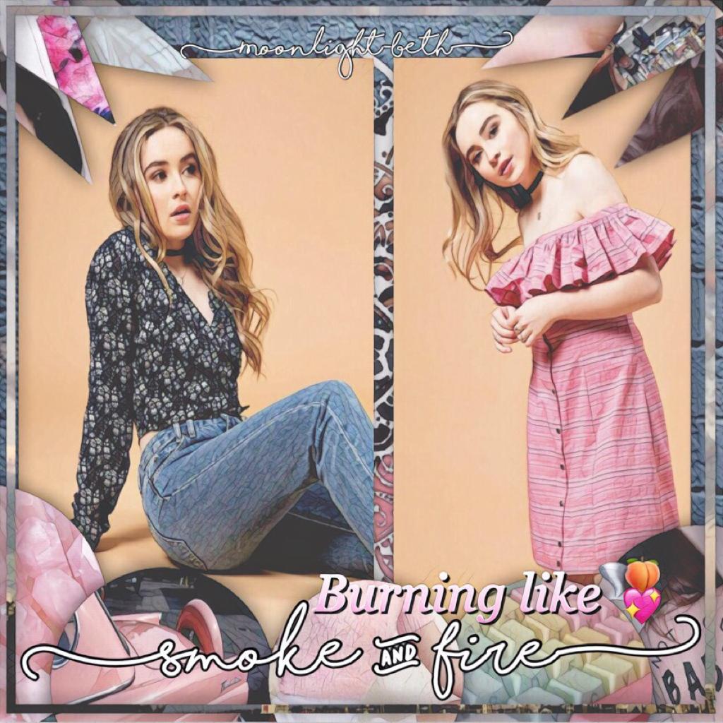 🍑Tap if you love sabrina🍑
🔥Sabrina carpenter🔥
Hey guys💖I'm thinking on doing an icon contest...idk if I should post a lot more or what? Comment your answers💞✨