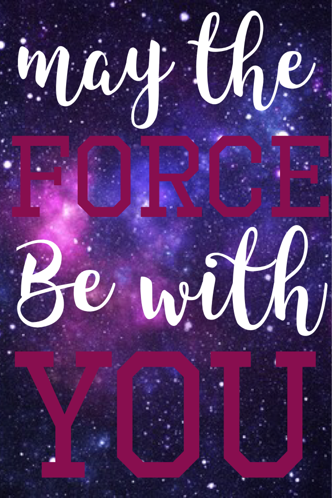 👉🏻click here👈🏻
may the force be with you!!☄️✨
love the Star Wars movies!!💙💫
love this quote!!💕💎
hope you guys do too!!😬😉
by the way happy New Years!!😊💩
-libbyfrias2674 