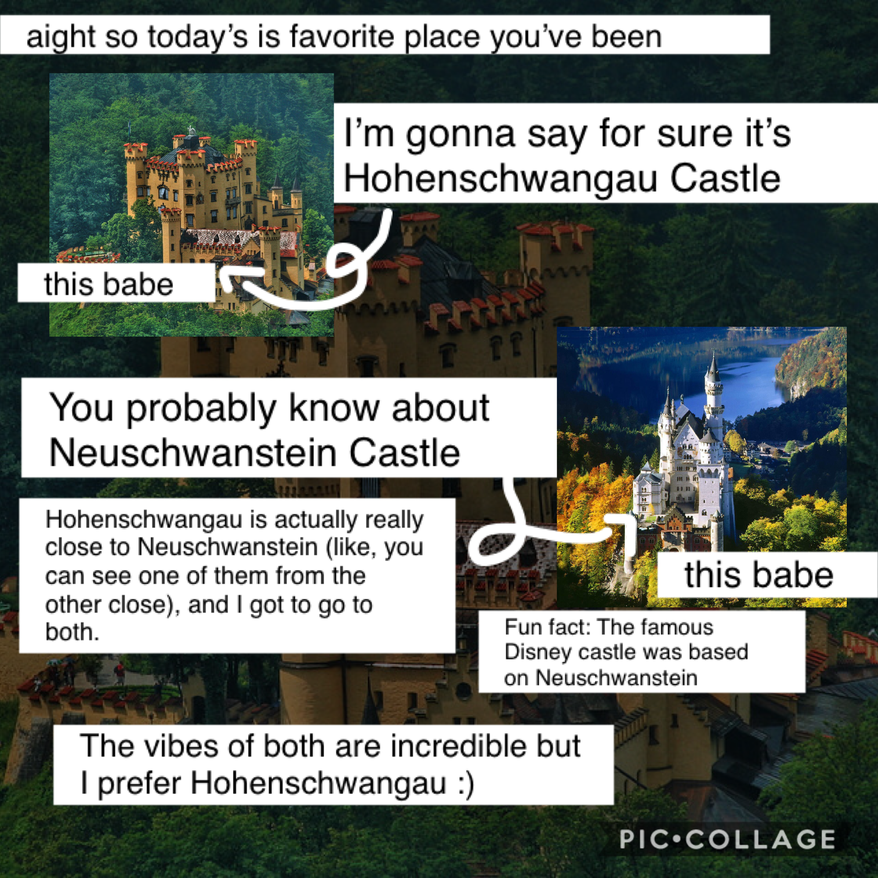 Me, ranting about the vibes of German castles at 1:30 am

Yeah I should probably sleep now 
Hm
