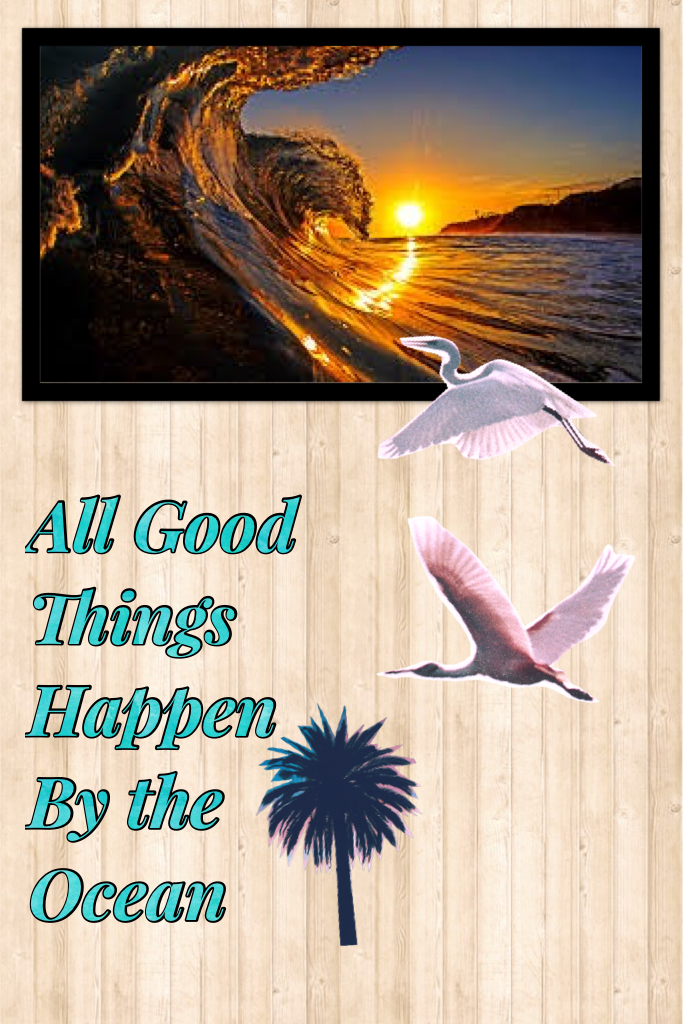 All Good Things Happen By the Ocean
