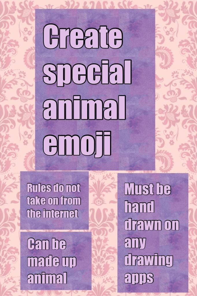 Create special animal emoji 