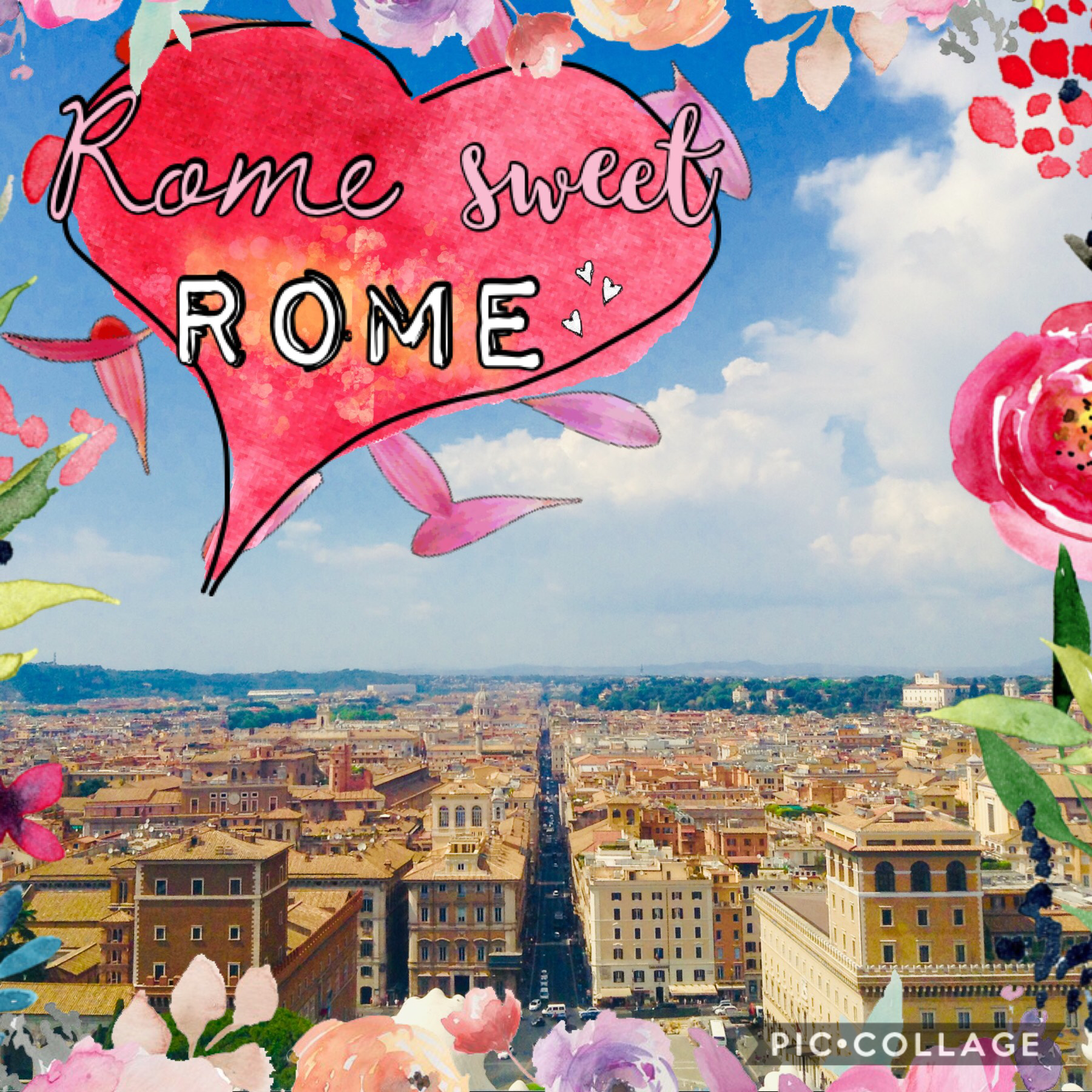♥️💐🌇
~Roma dolce Roma~ I love Rommmmme hehe 🥰 