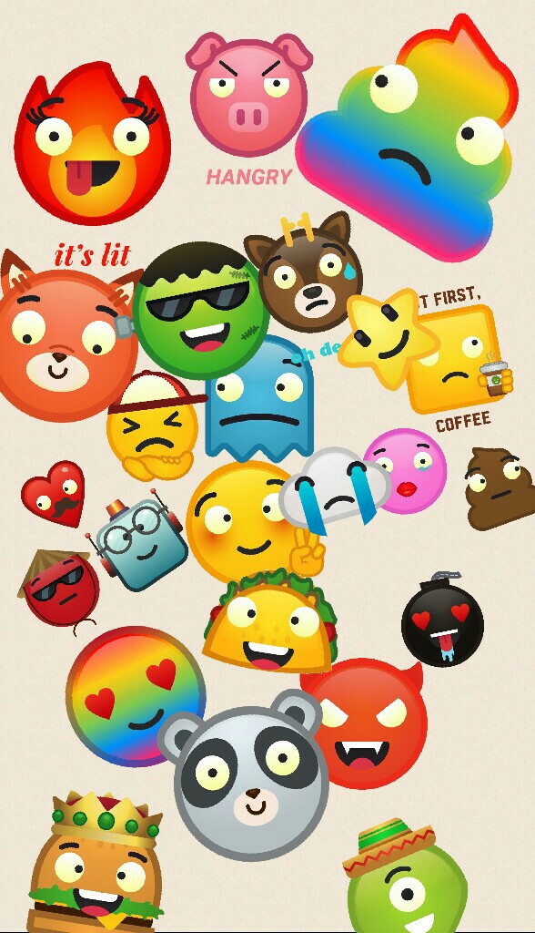 Click 
Get the cool emojily stickers! these are all of them