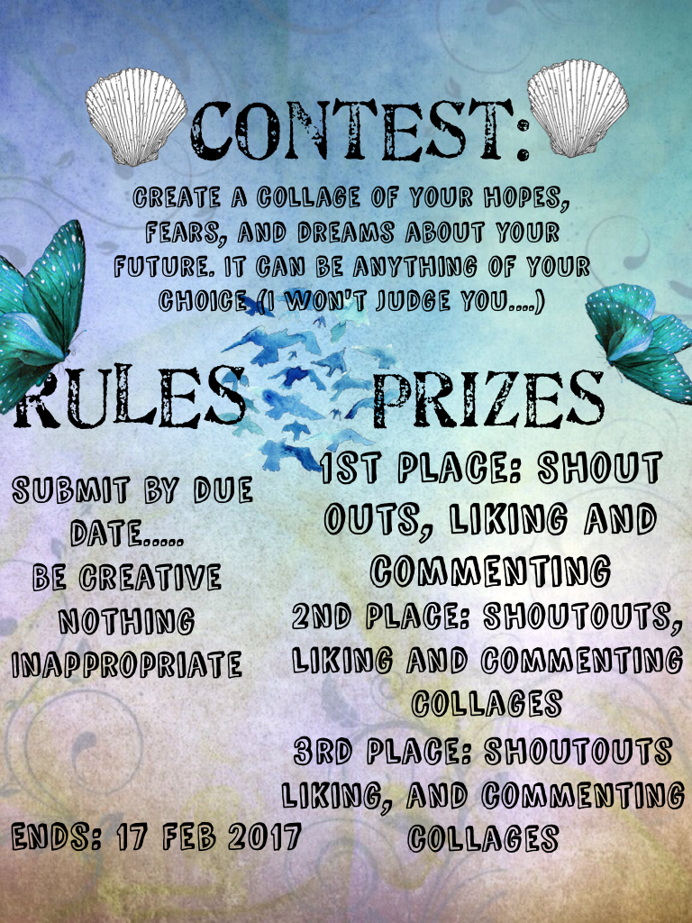  Contest: Ends 17th of Feb 2017