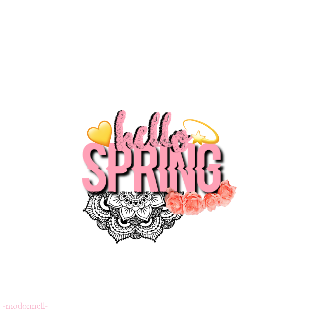 🌺 Heyyy 🌺
Little late.. but it’s finally spring-time! 💛 
Love you guys! 💛