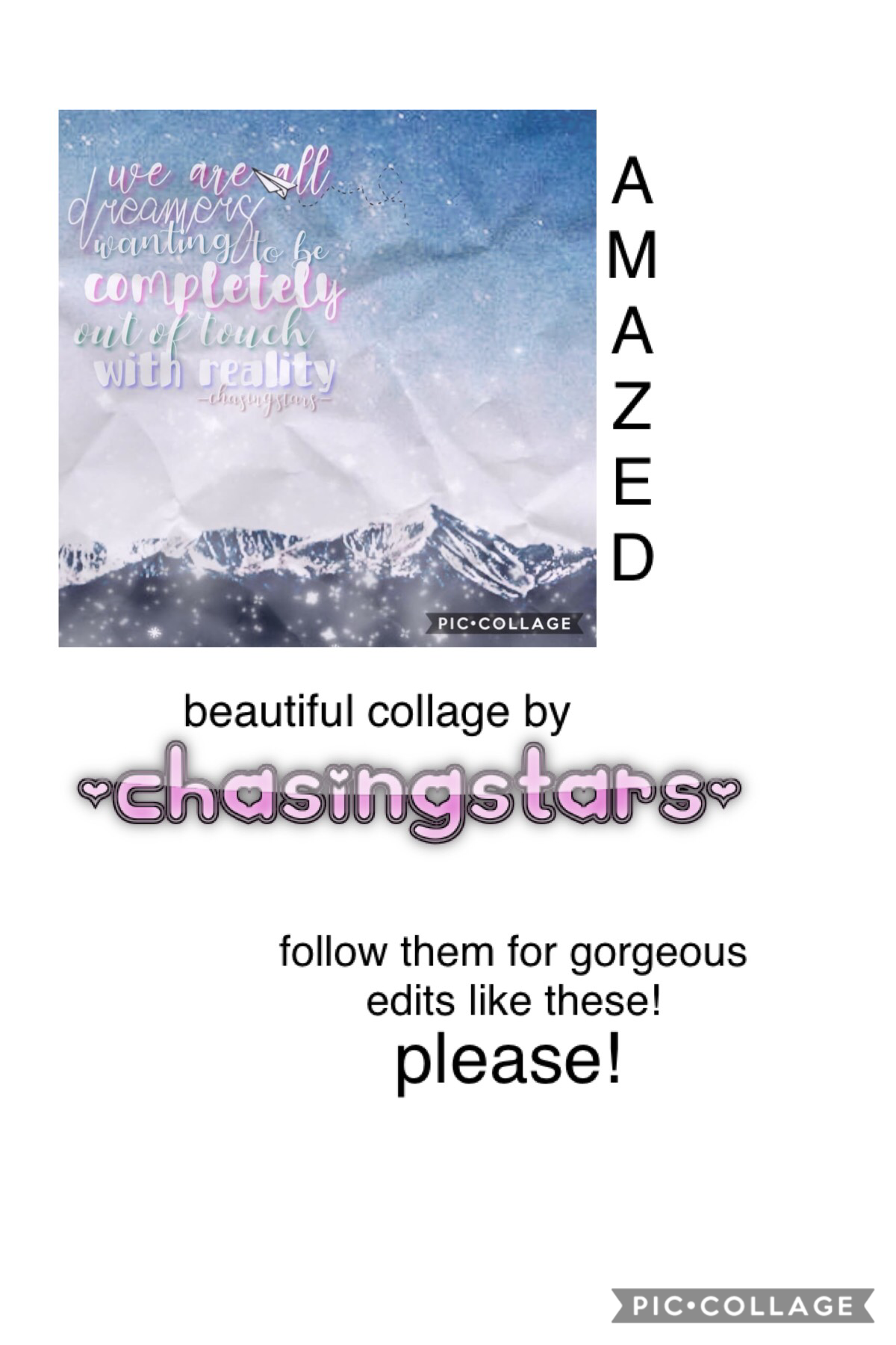 go follow ~ -chasingstars-
