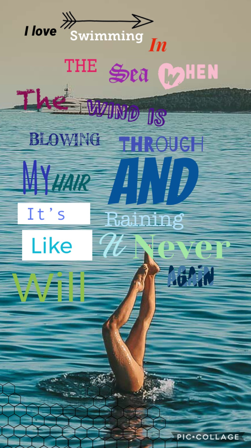 •TAP• 



Is it just me who loves swimming in the sea when it’s raining?!?😂😂💓