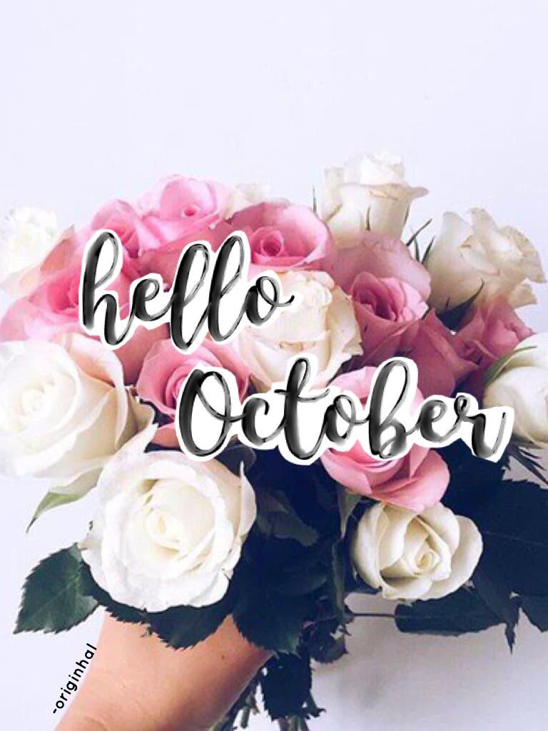 Hello October! (In my country it's Spring) 💐🌷🌻