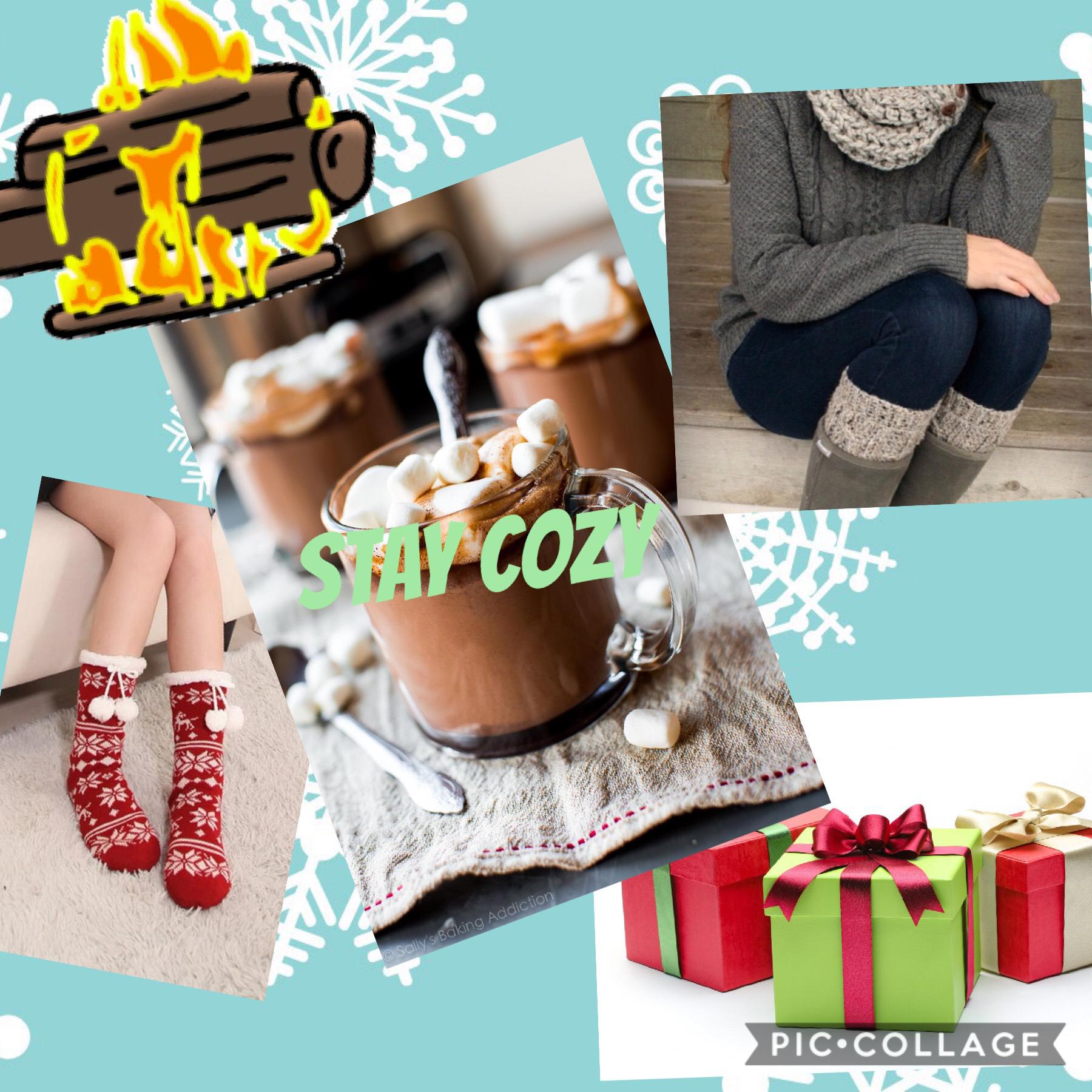 Yay! Stay cozy and warm with this collage! These are all the things u need for winter! Stay cozy!