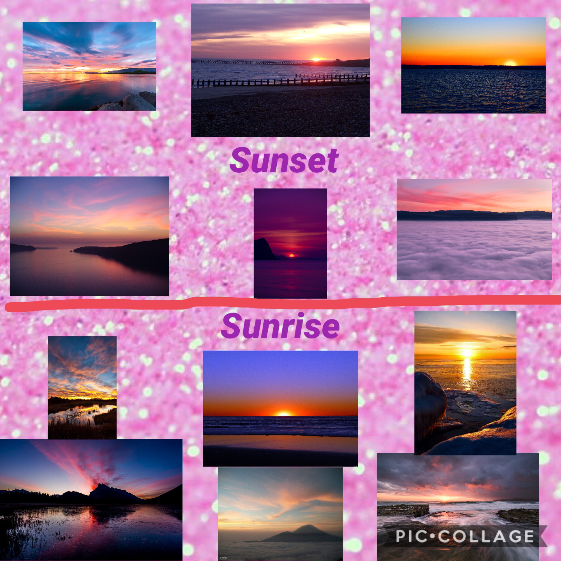 Sunset & sunrise