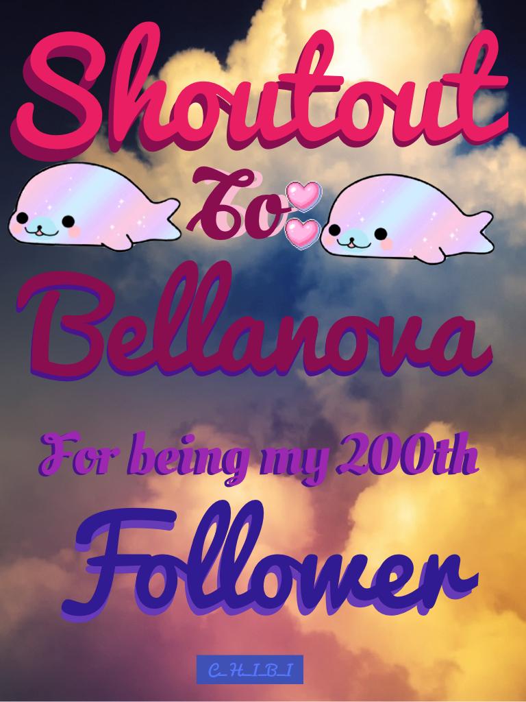 Shoutout to bellanova!