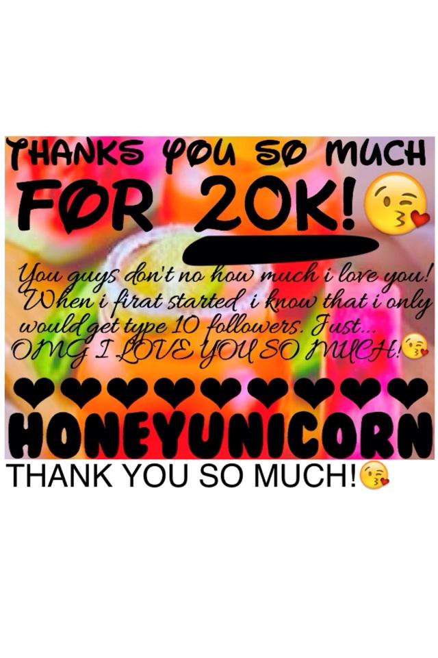 20K!😘