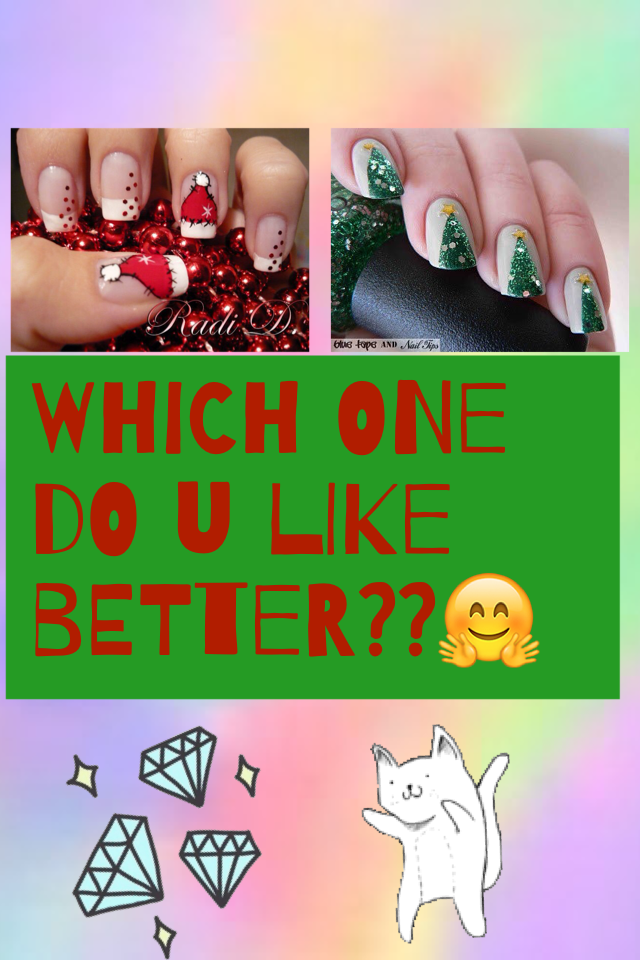 Which one do u like better??🤗