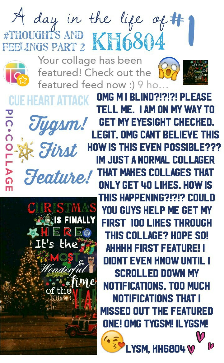 Tygsm! First Feature! tap!
omg just saw that i got my first 100 likes ( 122 to be exact ) for this collage! i wouldnt have gotten here if not for you guys... ilygsm! tysm! please go check out my featured collage! ^^