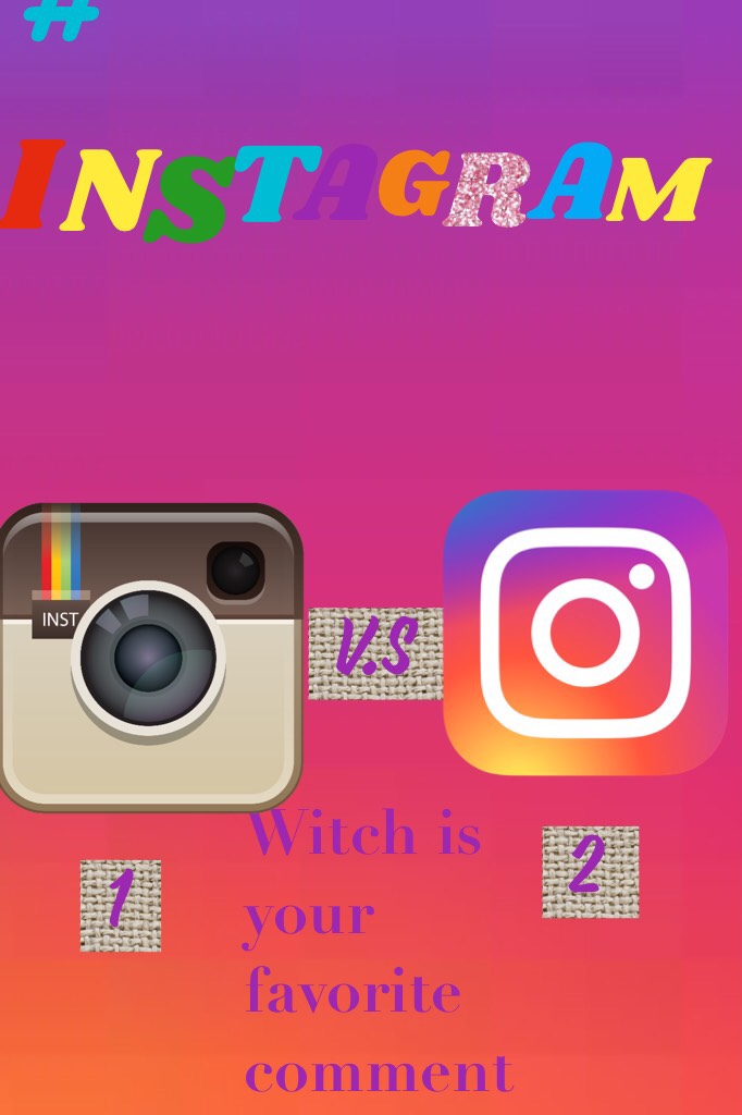 🌈tap here🌈
Comment which instagram logo you think is best