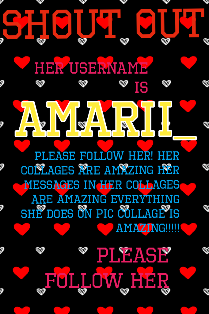 Amarii_

Please follow her

She is amazing!