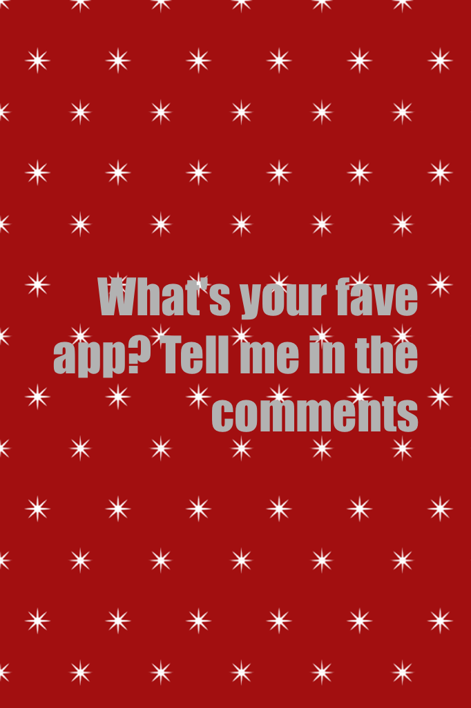 What's your fave app? Tell me in the comments