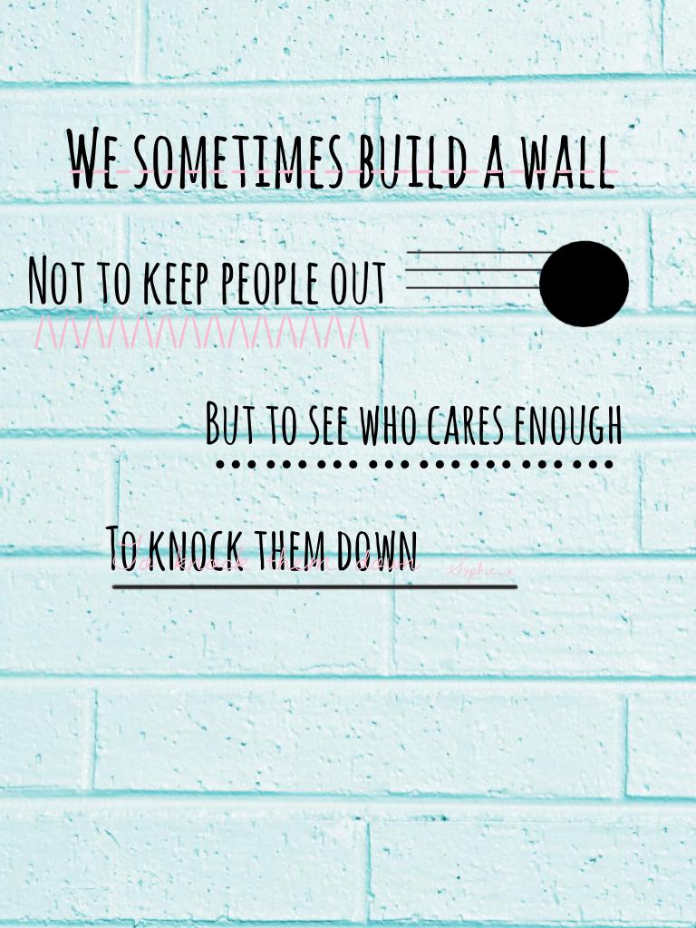 Walls ☁️🖤