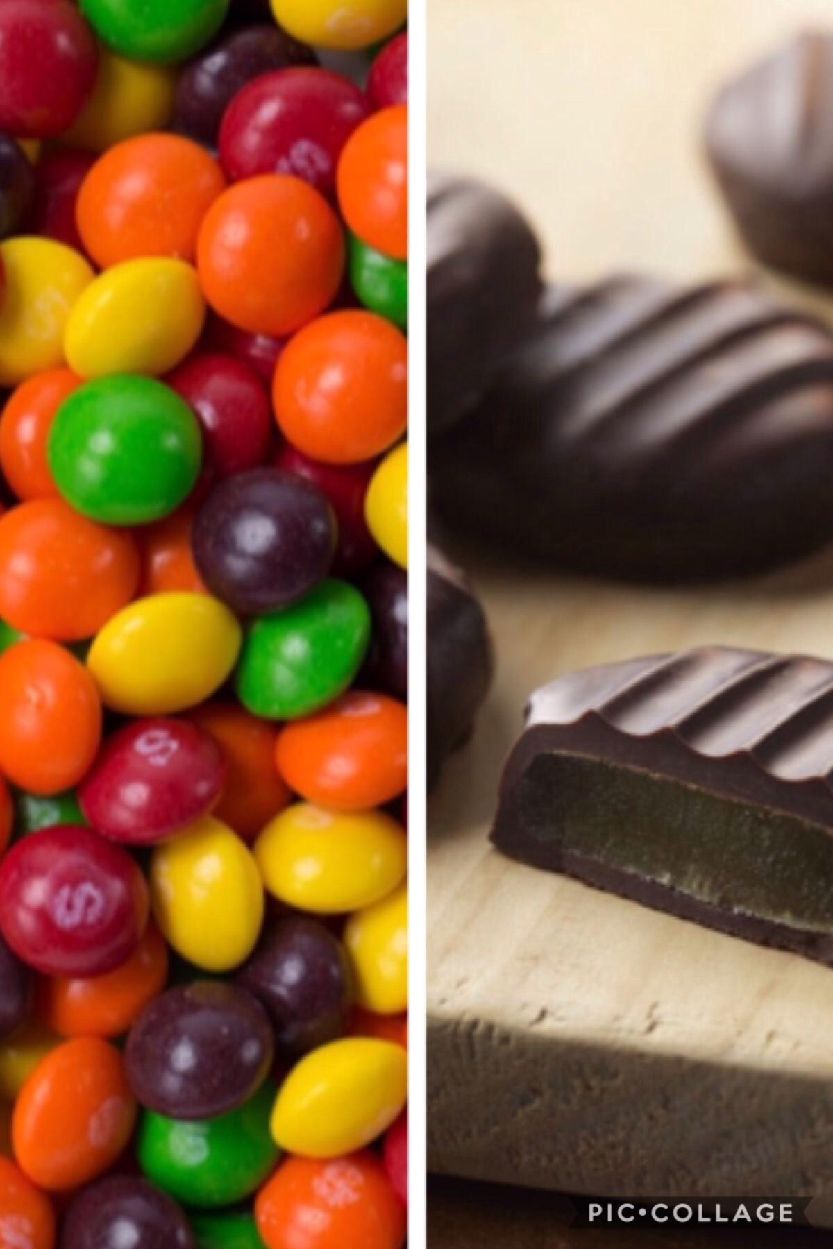 Candy or chocolate?