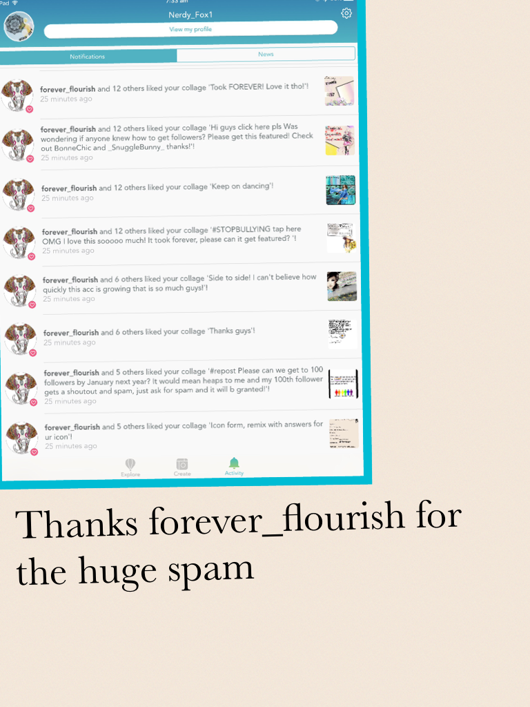 Thanks forever_flourish for the huge spam